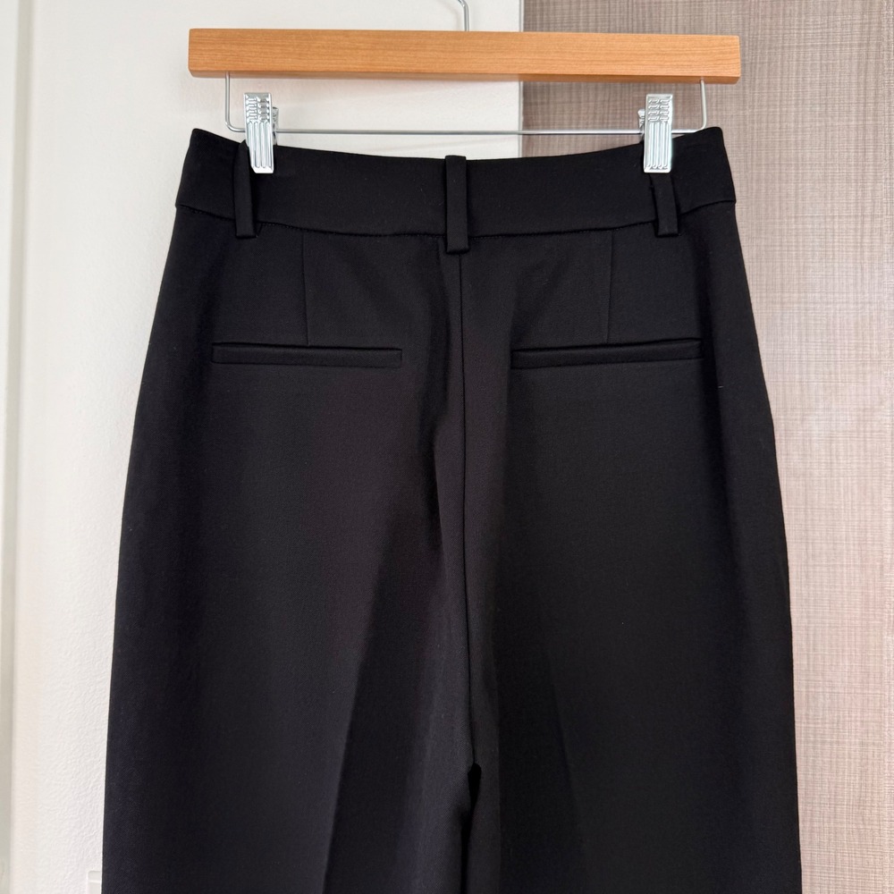 Favorite Daughter Black The Petite Favorite Pants Trouser Wide Leg Size 6 - Picture 9 of 13